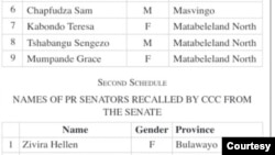 Tshabangu new Zimbabwe Senators