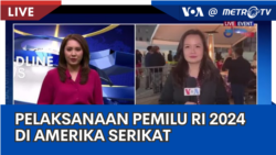 Laporan VOA untuk Metro TV: Pemilu RI 2024 di Amerika Serikat