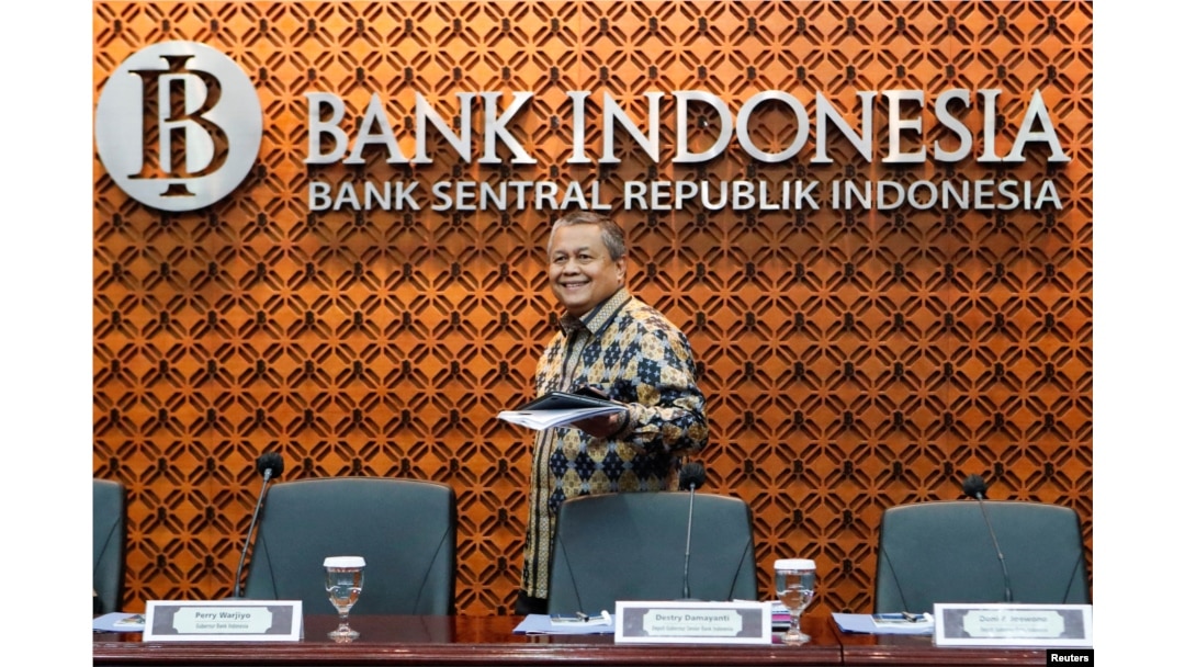 FILE: Gubernur Bank Indonesia Perry Warjiyo pada jumpa pers di kantor pusat Bank Indonesia di Jakarta, 19 Januari 2023. (REUTERS/Ajeng Dinar Ulfiana)