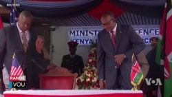 Dosye Fòs Milinasyonal: Etazini Siyen Yon Akò Defans ak Kenya