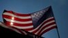 (FILE) An American flag on display at an Air Force Base in Dayton, Ohio.