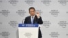 中国总理李强2024年6月25日世界经济论坛一个会议上讲话。