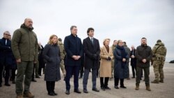 European leaders arrive in Kyiv as Ukraine marks 2 years since Russia’s full-scale invasion 
