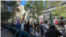 Iraníes protestan contra el gobierno de Teherán en una plaza frente a la sede de Naciones Unidas, en Nueva York, el 19 de septiembre de 2023.