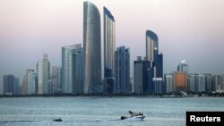 FILE - General view of Abu Dhabi, United Arab Emirates, Jan. 3, 2019.