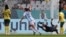 Argentina's Sophia Braun celebrates as she scores her team's first goal during the Women's World Cup Group G soccer match between Argentina and South Africa in Dunedin, New Zealand, July 28, 2023.