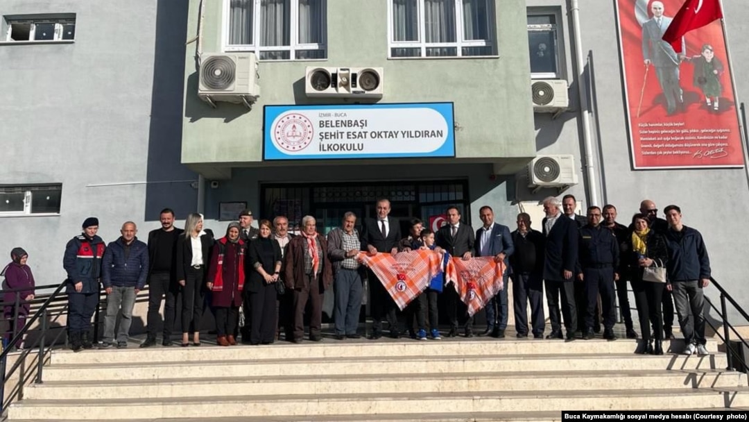 İzmir Buca’daki okula Yıldıran’ın adının verilmesi nedeniyle tören düzenlendi.