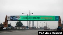 FOLE: Highway sign in Lagos urging Nigerians to pay their taxes. Taken August 3, 2017.