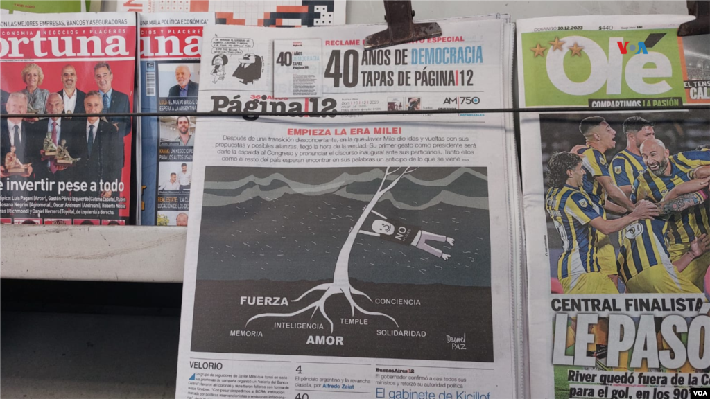 &iquest;Qué cambios tendrá Argentina con la llegada del ultraderechista Javier Milei? Entre sus promesas está la recuperación de una economía bastante golpeada.