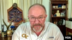 Retired four-star U.S. Air Force General Philip Breedlove speaks with VOA on July 3, 2024, in this screen grab taken from a video call.