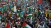 Thousands Rally in Pakistan Against Israel's Bombing in Gaza 