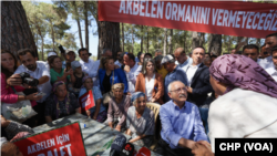 CHP lideri Kılıçdaroğlu, Akbelen'e giderek köylülerle görüşmüştü.