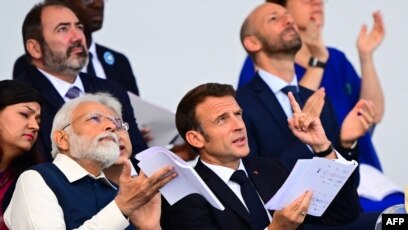 India's PM Modi to join Macron for France's Bastille Day military parade