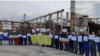 کارگران نفت فلات قاره در لاوان تجمع اعتراضی برگزار کردند؛ سومین روز اعتصاب کارگران ایران تایر