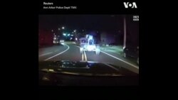 美国12岁男孩开着偷来的叉车在居民区飙车 遭警方追逐 