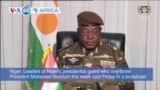 VOA60 Africa - Niger General Declares New Leader Following Coup