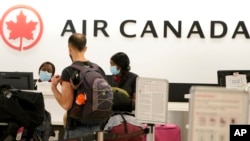 Air Canada check-in counter