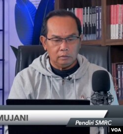 Saiful Mujani, pendiri SMRC (foto: Petrus Riski/VOA).