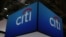 FILE - The Citi bank logo is seen at the SIBOS banking and financial conference in Toronto, Oct. 19, 2017. 