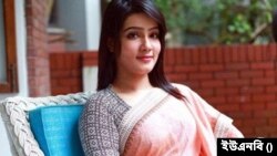 চিত্রনায়িকা শারমিন আক্তার নিপা মাহিয়া।