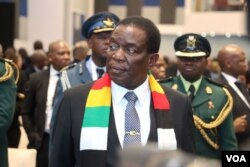 Presidente Emmerson Mnangagwa