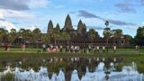 FILE - Tourists visit the Angkor Wat temple in Siem Reap province, Cambodia, Nov. 16, 2023. 