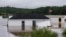 Buildings are seen in floodwater following a major rain event in Halifax, July 22, 2023. Intense thunderstorms dumped record amounts of rain across a wide swath of Nova Scotia.