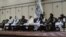 FILE - Taliban leaders participate in a conference in Kabul, Afghanistan, April 3, 2022. 