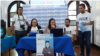 Un grupo de periodistas nicaragüenses en una conferencia de prensa. Foto Houston Castillo, VOA