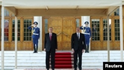 دیدار الهام علی‌اف و رجب طیب اردوغان، روسای جمهوری آذربایجان و ترکیه‌
