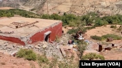 A mountain village destroyed by the earthquake that hit Morocco on Sept. 8, 2023