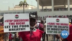 Nigeria Labor Congress Protest Economic Hardships