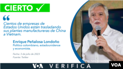 Enrique Peñalosa habla sobre la situación de empresas que salen de China a Vietnam. 