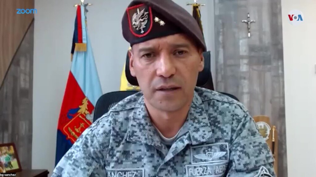 Pedro Sánchez, comandante del Comando Conjunto de Operaciones Especiales (CCOES) de las Fuerzas Militares de Colombia