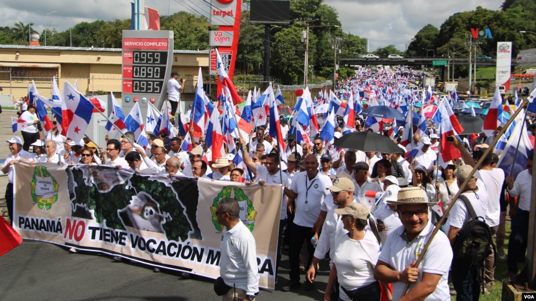 ARCHIVO - Protesta Universidad de Panamá.