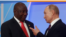 Umongameli Cyril Ramaphosa loMongameli Vladymir Putin.