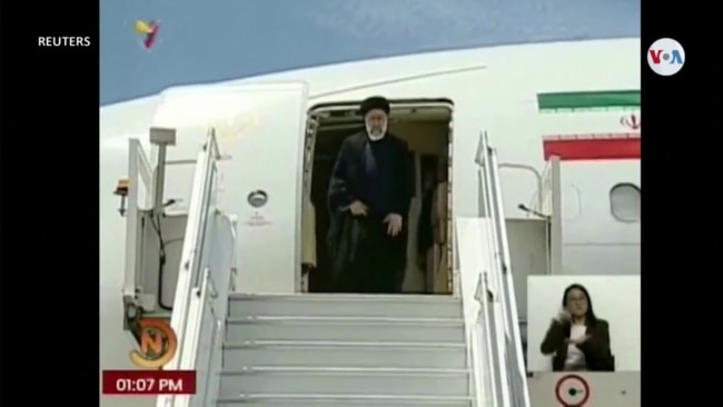 Presidente iraní llega a Venezuela e inicia gira regional