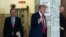 FILE - Former President Donald Trump gives a thumbs up as he returns to the courtroom from a break at New York Supreme Court, in New York City, Dec. 7, 2023.
