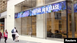 Retail space for rent in downtown San Francisco, California, July 8, 2023.