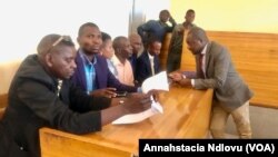 Members of CCC in court in Bulawayo