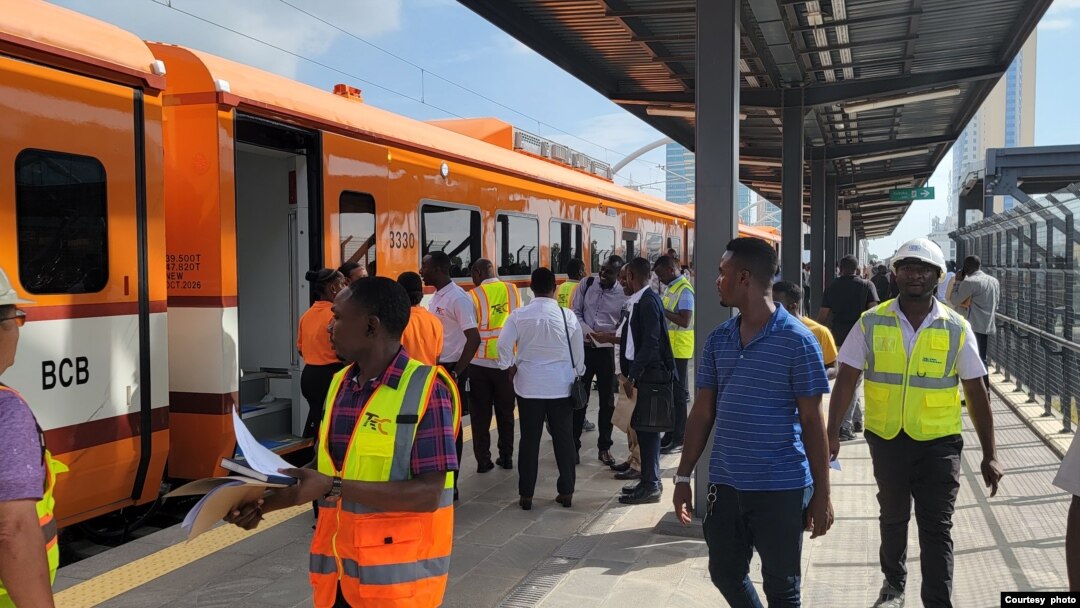 Uzinduzi wa mradi wa SGR Tanzania. Picha na mwandishi wetu Amri Ramadhani