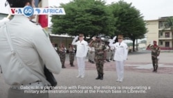 VOA60: Gabon inaugurates military school in partnership with France, and more