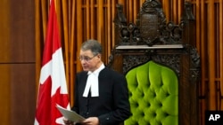 资料照片：加拿大众议院议长罗塔在众议院讲话。(2022年9月22日)