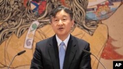 Kaisar Jepang Naruhito menghadiri konferensi pers di Istana Kekaisaran di Tokyo, Kamis, 15 Juni 2023, menjelang rencana kunjungannya ke Indonesia, 17-23 Juni mendatang. (Yuichi Yamazaki/Pool Photo via AP)