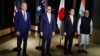 FILE - From left, U.S. President Joe Biden, Australian Prime Minister Anthony Albanese, Japanese Prime Minister Fumio Kishida and Indian Prime Minister Narendra Modi hold a Quad meeting on the sidelines of a G7 summit, in Hiroshima, Japan, May 20, 2023.