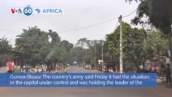 VOA60: Guinea-Bissau Detains National Guard Leader After Overnight Gunfire Exchange and More