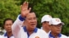 Cambodia’s Prime Minister Hun Sen attends an election campaign for the upcoming national election in Phnom Penh, Cambodia, July 1, 2023. (Reuters)