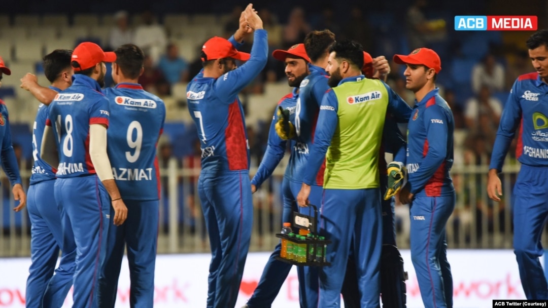 Afghanistan Cricket Team in Sharjah