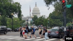 La capital de EEUU declaró emergencia desde este jueves ante ola de calor extremo en la región que podría superar los 37 grados celsius. [Foto: Tomás Guevara, VOA]