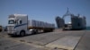 Kamion sa humanitarnom pomoći na pristaništu u Gazi (Foto: AP/Leo Correa)